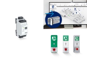 Farbige Anschlussklemmen, die den elektrischen Anschluss erleichtern