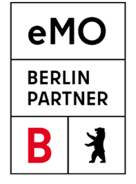 Logo eMO und Berlin Partner